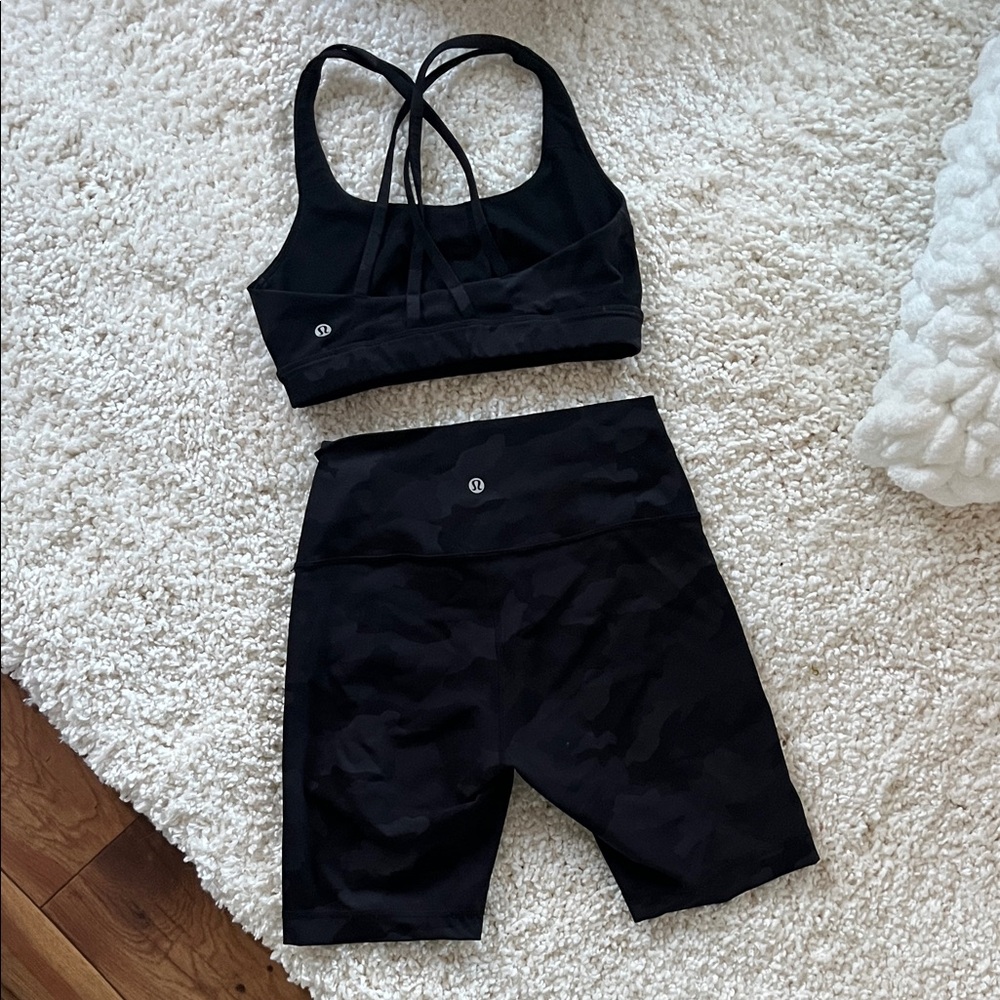 Lululemon dark camo set!